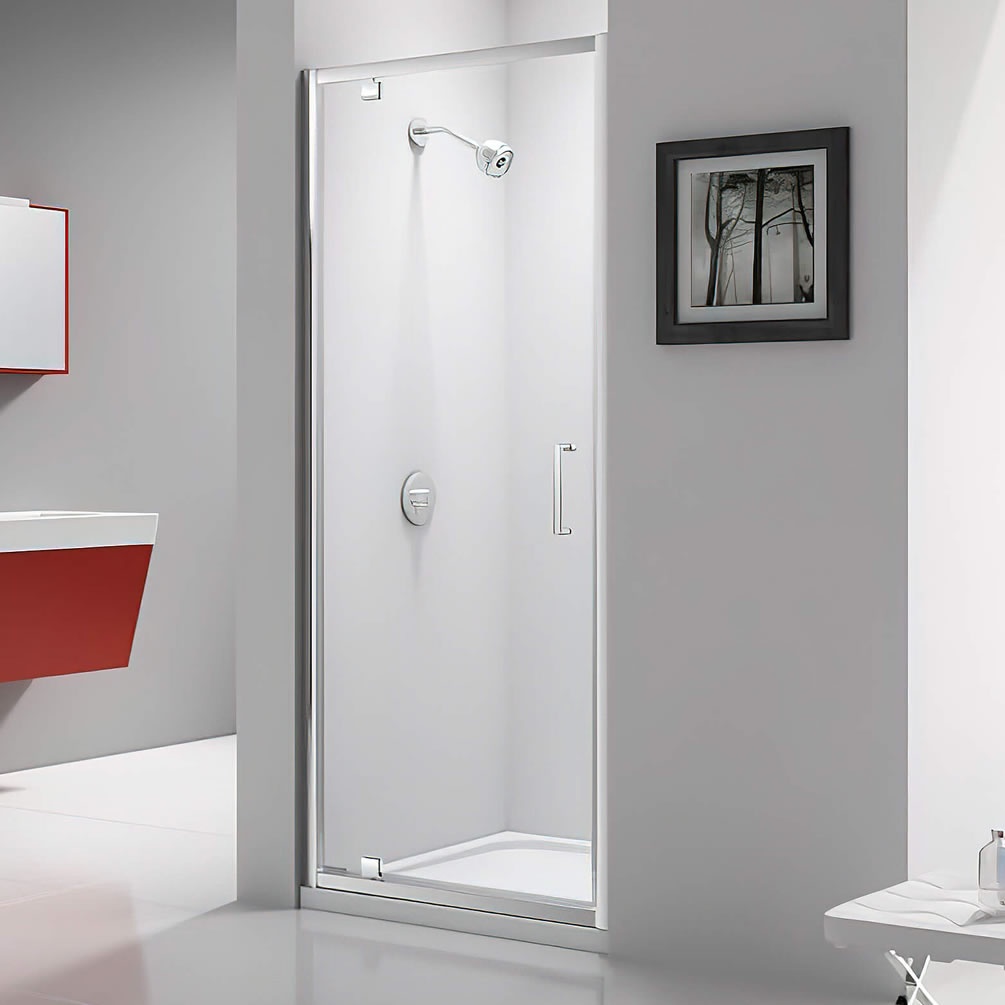 Lifestyle image of Merlyn Ionic Express 900mm Pivot Shower Door